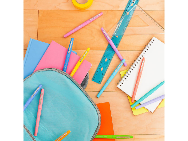 Paper Mate Flair Filzstifte | mittlere Spitze (0,7 mm) | gemischte Retrofarben | 12 Stück