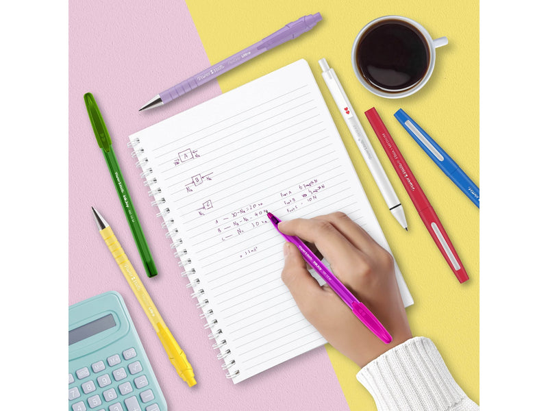 Paper Mate Flair Filzstifte | mittlere Spitze (0,7 mm) | gemischte Retrofarben | 6 Stück