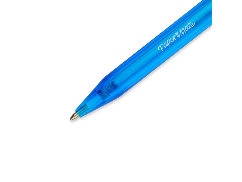 Paper Mate InkJoy 100RT Retractable Kugelschreiber | mittlere Spitze (1,0 mm) | Blau | 20 Stück