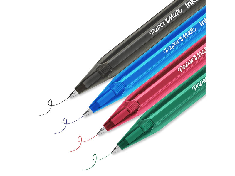 Paper Mate InkJoy 100RT Retractable Kugelschreiber | mittlere Spitze (1,0 mm) | Blau | 20 Stück