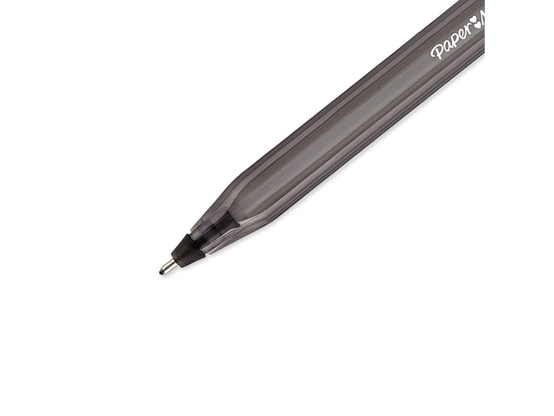 Paper Mate InkJoy 100RT Retractable Kugelschreiber | mittlere Spitze (1,0 mm) | Schwarz | 8 Stück