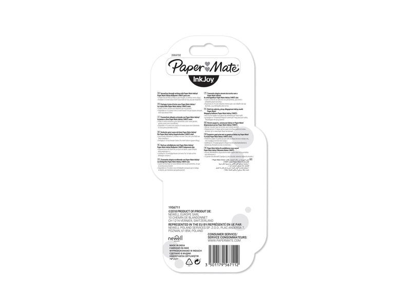 Paper Mate InkJoy 100ST Kugelschreiber | mittlere Spitze (1,0 mm) | Blau | 4 Stück