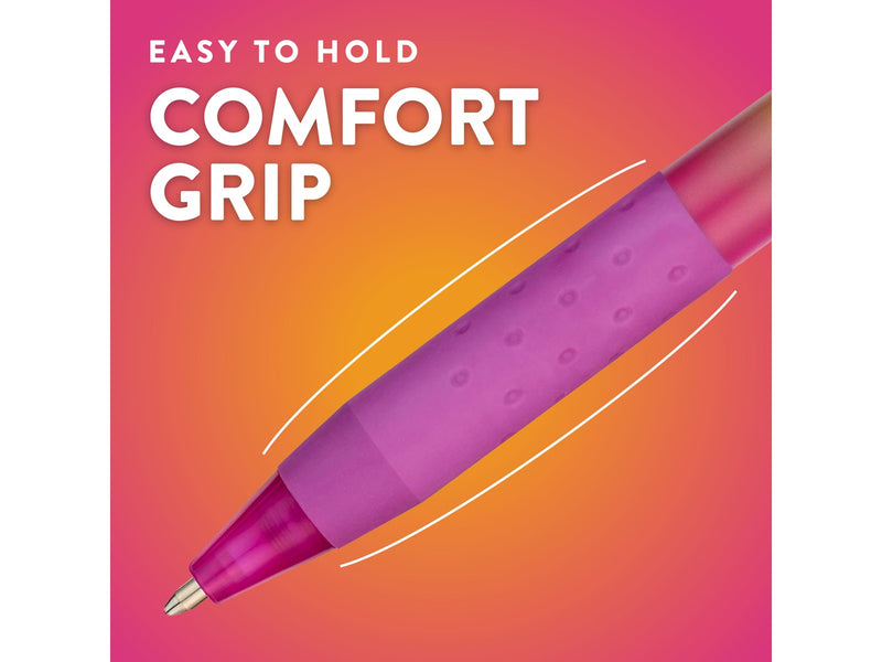 Paper Mate InkJoy 300RT Ballpoint Pens | Colourful Pens with Fashion Wraps | Retractable Medium Point (1.0mm) | Assorted Colours | 6 Count