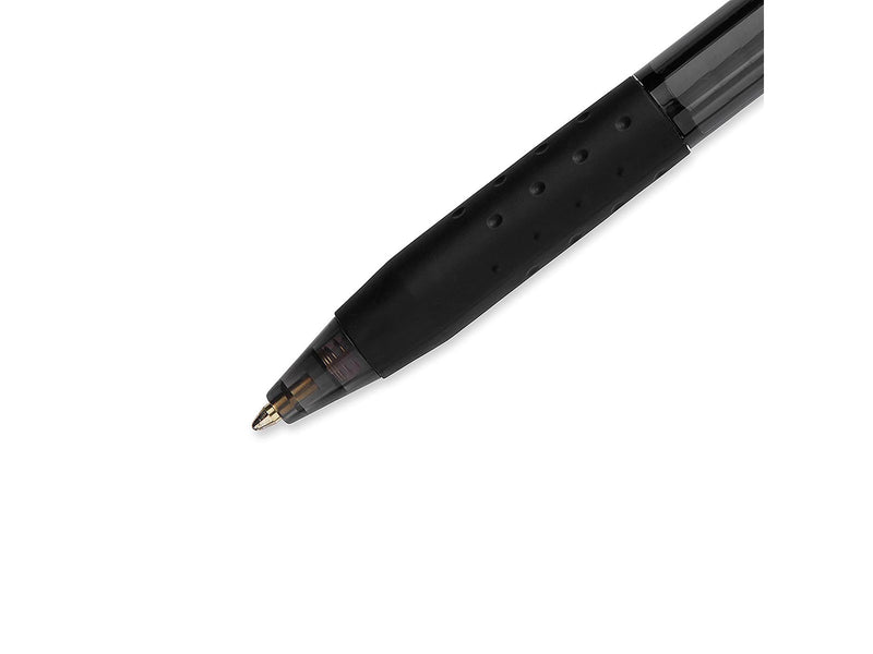 Paper Mate InkJoy 300RT Druckkugelschreiber | mittlere Spitze (1,0mm) | Schwarz | 12 Stück