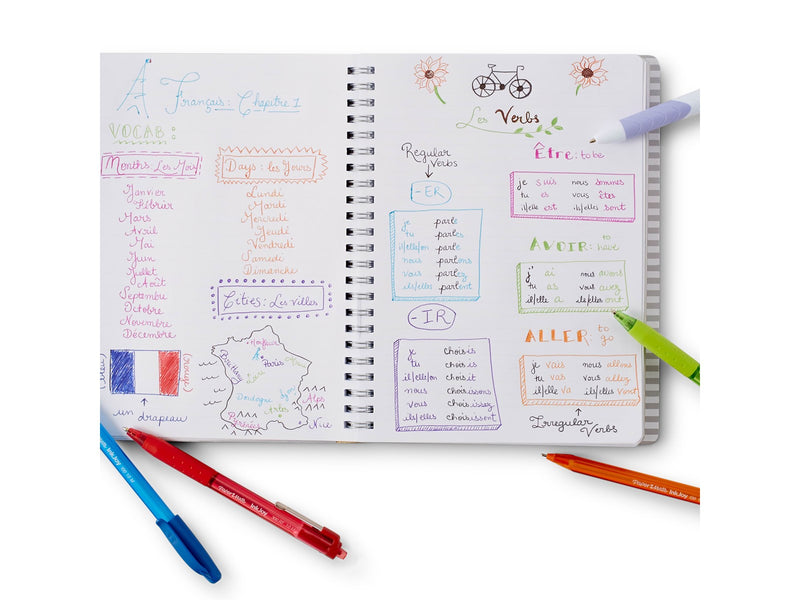 Paper Mate InkJoy 300RT Retractable Kugelschreiber | mittlere Spitze (1,0 mm) | Schwarz | 8 Stück