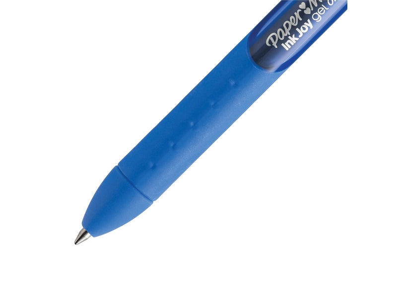 Paper Mate InkJoy Gelstifte | mittlere Spitze (0,7mm) | dunkelblau | 12 Stück