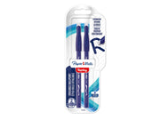 Paper Mate Replay Radierbarer Kugelschreiber | mittlere Spitze (1,0 mm) | blau | 2 Stück