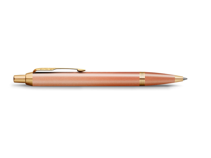 Parker IM Writing Rituals Ballpoint  Uplifting Orange Finish with Gradient & Gold Trims Medium Point Blue Ink Gift Box