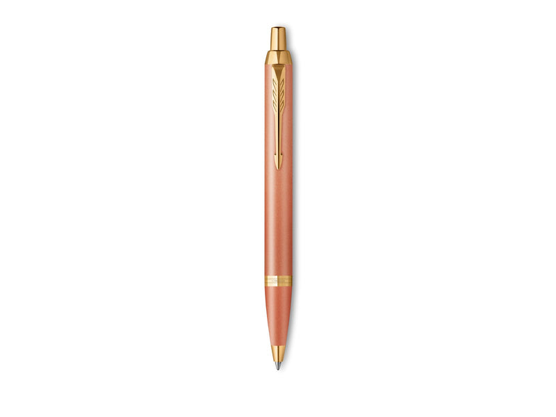 Parker IM Writing Rituals Ballpoint  Uplifting Orange Finish with Gradient & Gold Trims Medium Point Blue Ink Gift Box