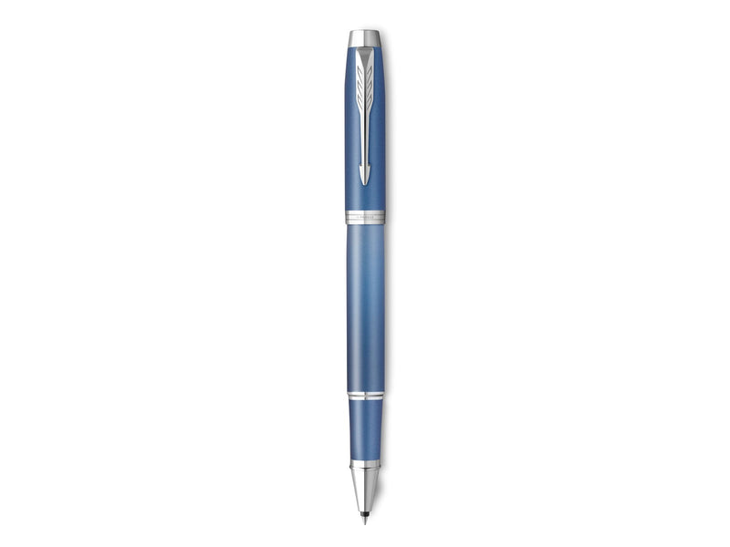 Parker IM Writing Rituals Rollerball Peaceful Blue Finish with Gradient & Chrome Trims Fine Point Black Ink Gift Box
