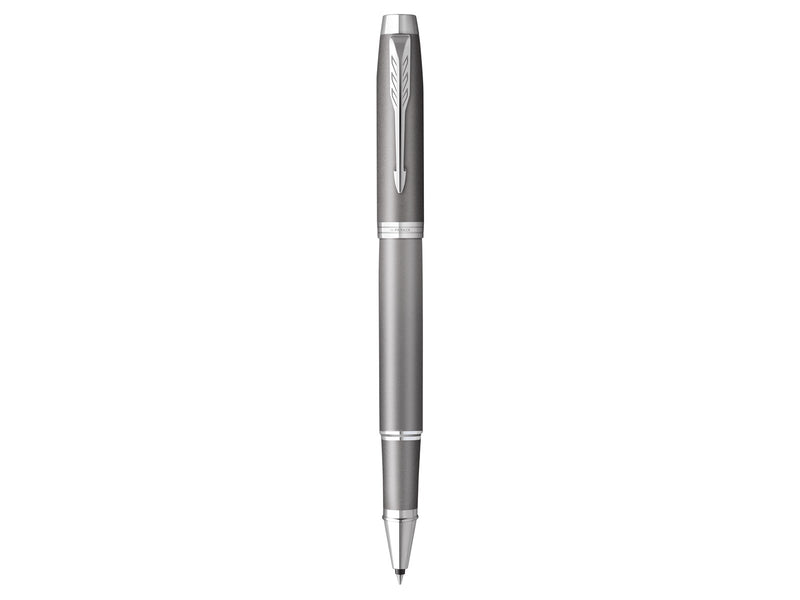 Parker IM Writing Rituals Rollerball Pen | Grey Finish with Gradient | Chrome Trims | Fine Point | Black Ink | Gift Box