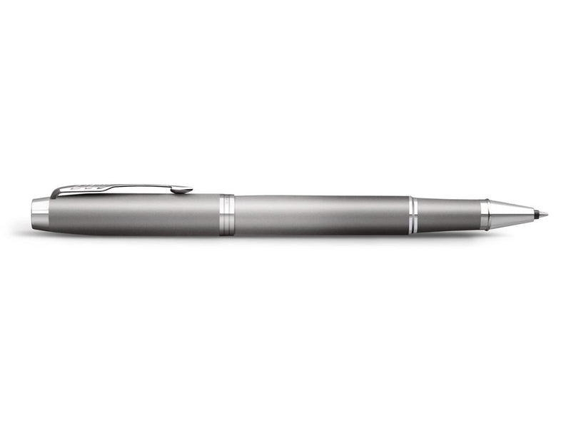 Parker IM Writing Rituals Rollerball Pen | Grey Finish with Gradient | Chrome Trims | Fine Point | Black Ink | Gift Box