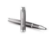 Parker IM Writing Rituals Rollerball Pen | Grey Finish with Gradient | Chrome Trims | Fine Point | Black Ink | Gift Box