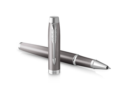 Parker IM Writing Rituals Rollerball Pen | Grey Finish with Gradient | Chrome Trims | Fine Point | Black Ink | Gift Box