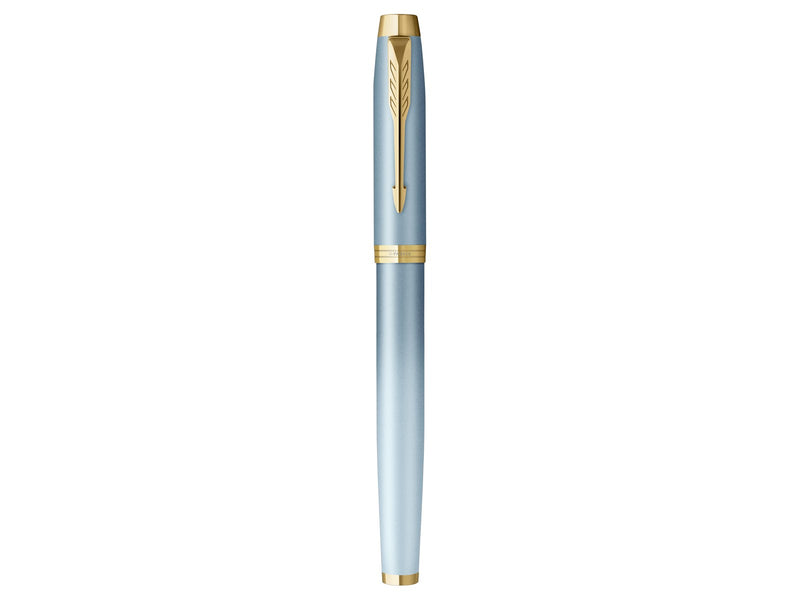 Parker IM Writing Rituals Rollerball Pen | Turquoise Green Finish with Gradient | Gold Trims | Fine Point | Black Ink | Gift Box