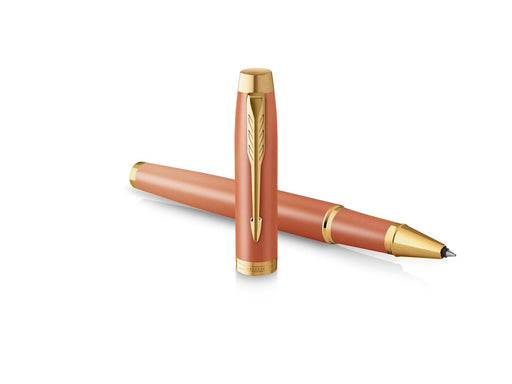 Parker IM Writing Rituals Rollerball  Uplifting Orange  Finish with Gradient & Gold Trims Fine Point Black Ink Gift Box