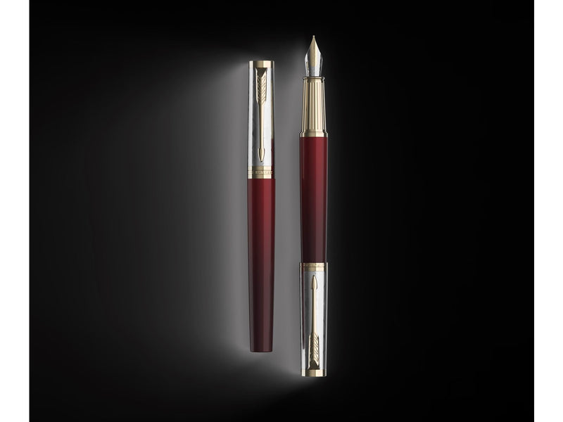 Parker Ingenuity Arnold Palmer Signature Limited Edition Red Gold Trim Fountain pen Medium tip Black ink