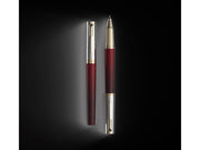 Parker Ingenuity Arnold Palmer Signature Limited Edition Red Gold Trim Rollerball Fine tip Black ink