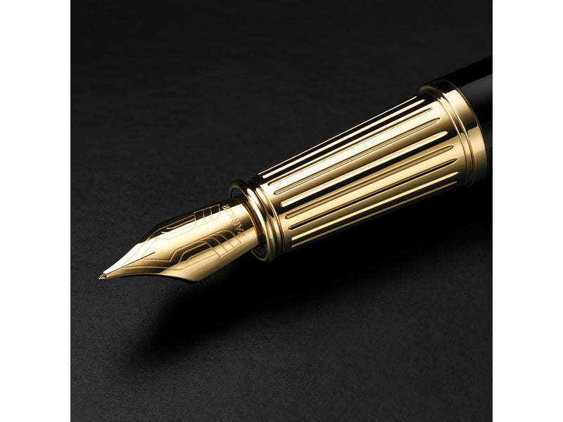 Parker Ingenuity Füller | Core Kollektion | Schwarz, goldene Ausführung | Schwarze Tinte | Geschenkbox