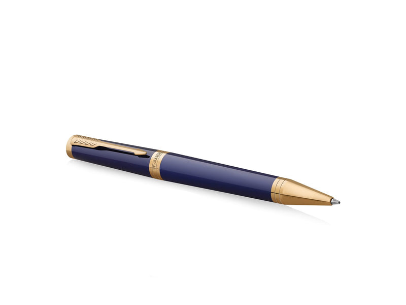 Parker Ingenuity Kugelschreiber | Core Kollektion | Blau, goldene Ausführung | Schwarze Tinte | Geschenkbox