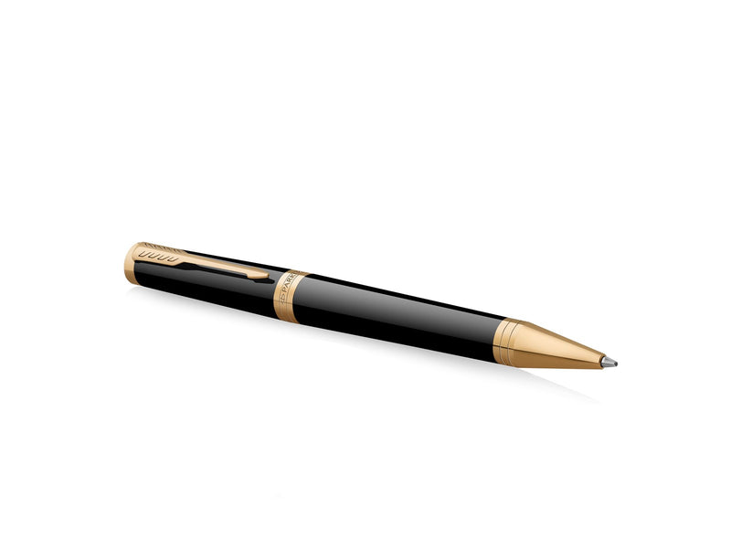 Parker Ingenuity Kugelschreiber | Core Kollektion | Schwarz, goldene Ausführung | Schwarze Tinte | Geschenkbox