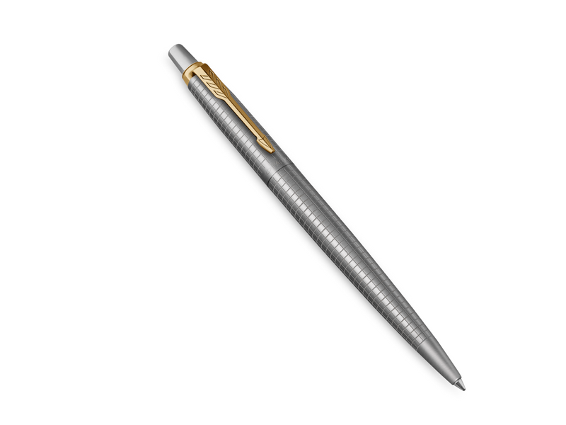 Parker Jotter Ballpoint Pen |  Special Edition | 70 years Anniversary Stainless Steel GT | Blue Ink | Gift Box