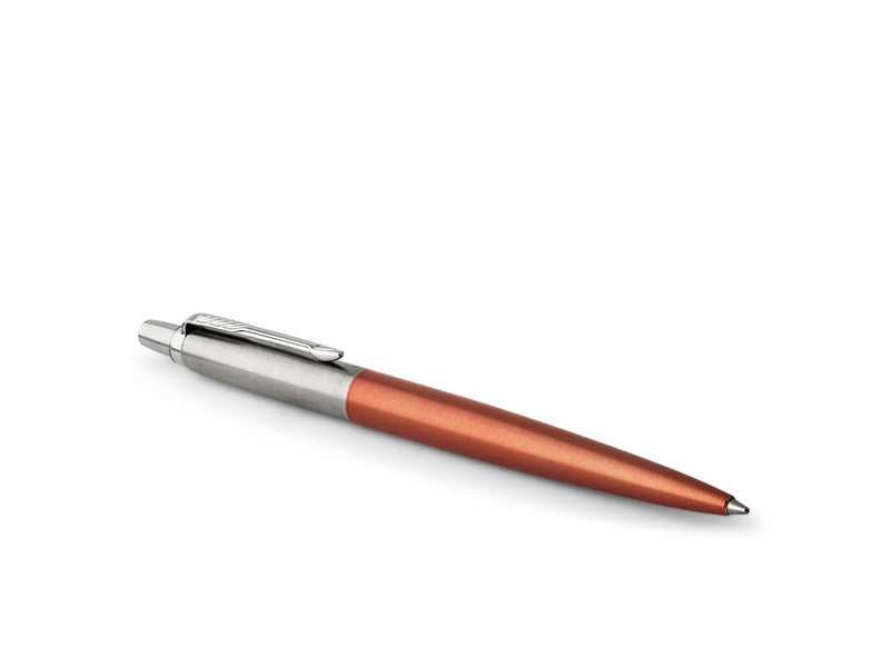 Parker Jotter Kugelschreiber | Chelsea Orange | Mittlere Spitze | Blau | Geschenkbox