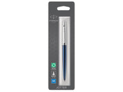 Parker Jotter Kugelschreiber | Royal Blue | Mittlere Spitze | Blaue Tinte | Blister-Verpackung