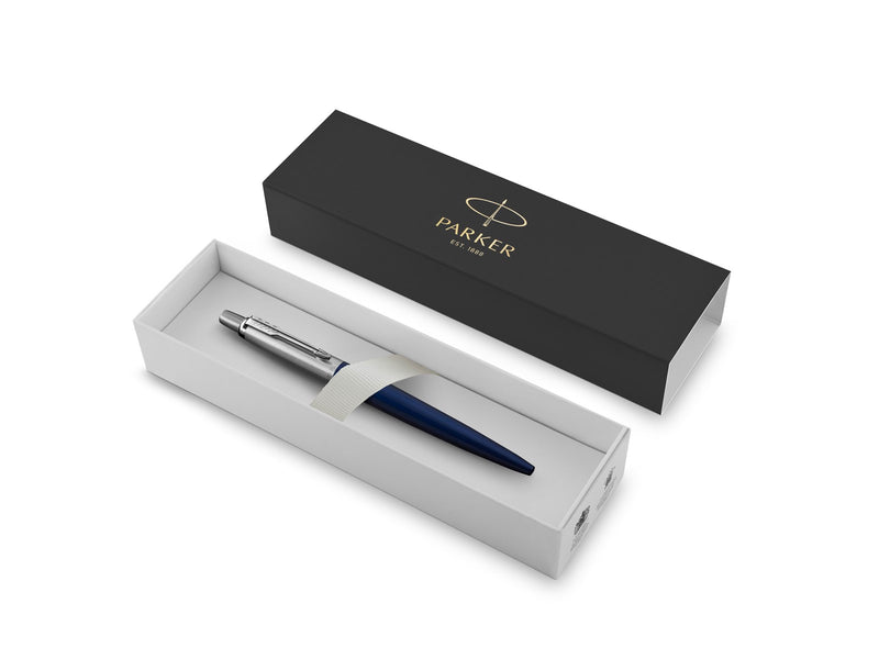 Parker Jotter Kugelschreiber | Royal Blue | Mittlere Spitze | Blaue Tinte | Geschenkbox