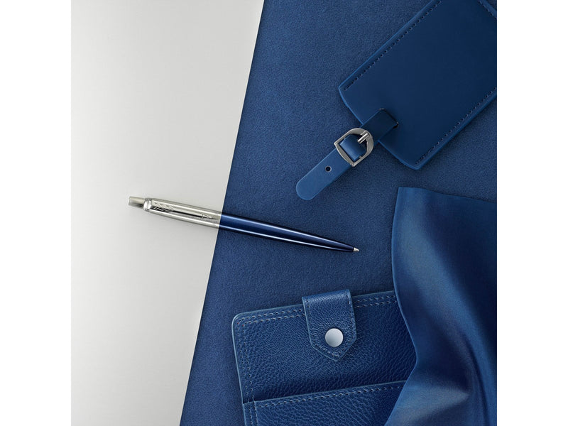 Parker Jotter Kugelschreiber | Royal Blue | Mittlere Spitze | Blaue Tinte | Geschenkbox