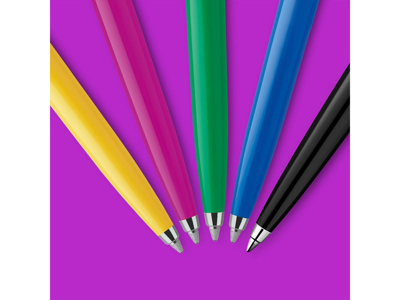 Parker Jotter Originals Collection-Gelstift | Klassisches Schwarz | mittelfeine Schreibspitze | blaue Tinte | 1 Stück
