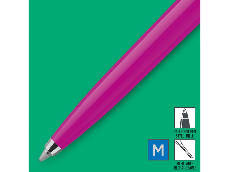 Parker Jotter Originals Kugelschreiber | Klassisches Magenta | Mittlere Spitze | Blau Tinte