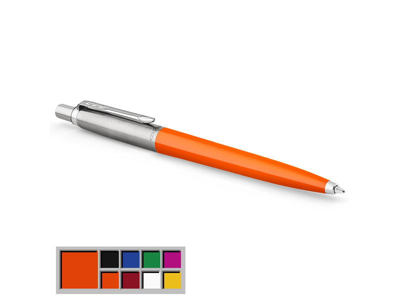 Parker Jotter Originals Kugelschreiber | Klassisches Orange | Mittlere Spitze | Blaue Tinte