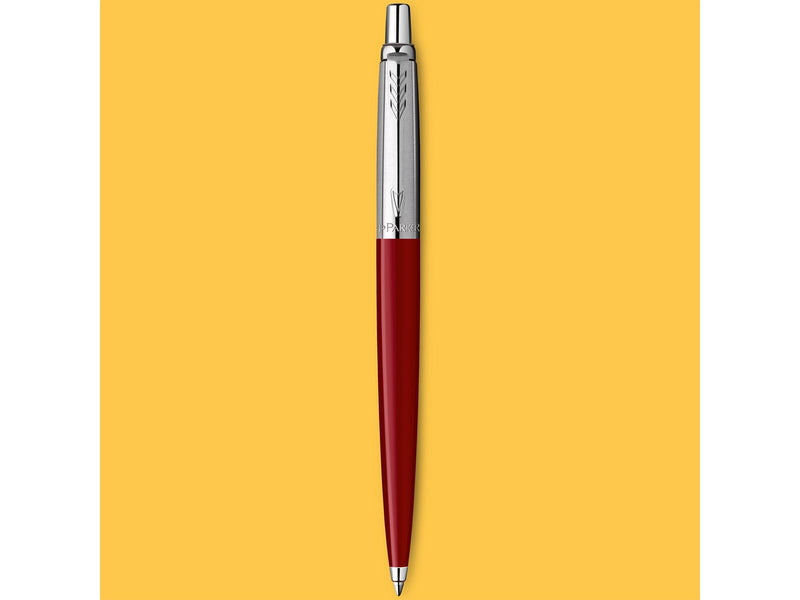 Parker Jotter Originals Kugelschreiber | Klassisches Rot | Mittlere Spitze | Blaue Tinte