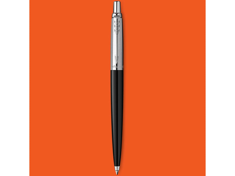 Parker Jotter Originals Kugelschreiber | Klassisches Schwarz | Mittlere Spitze | Blau Tinte