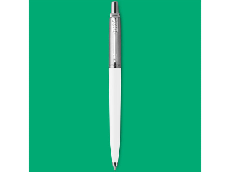 Parker Jotter Originals Kugelschreiber | Klassisches Weiß | Mittlere Stifspitze  | Blaue Tinte