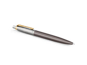Parker Jotter XL Ballpoint Pen | Grey Lacquer with Gold Trims | Medium Point | Blue Ink Refill | Gift Box