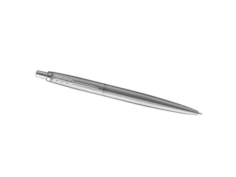 Parker Jotter XL Kugelschreiber | Monochrome Edelstahl | mittlere Stiftspitze | blaue Tinte