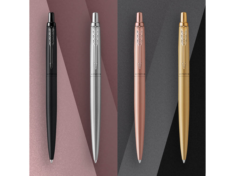 Parker Jotter XL Kugelschreiber | Monochrome Mattgold | mittlere Stiftspitze | blaue Tinte | Geschenkbox
