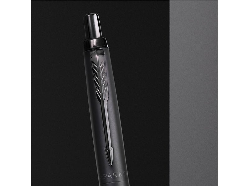 Parker Jotter XL Kugelschreiber | Monochrome Mattschwarz | mittlere Stiftspitze | blaue Tinte