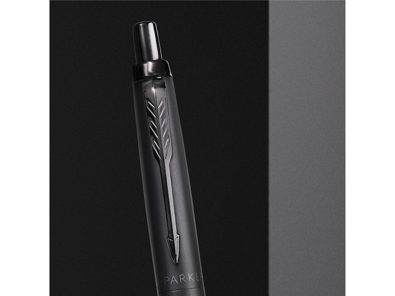 Parker Jotter XL Kugelschreiber | Monochrome Mattschwarz | mittlere Stiftspitze | blaue Tinte | Geschenkbox