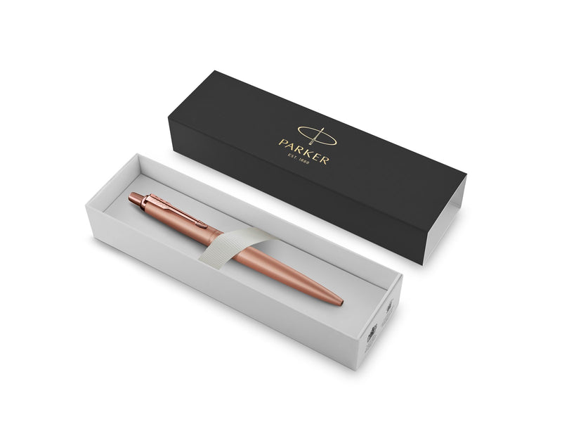 Parker Jotter XL Kugelschreiber | Monochrome matte Roségold | mittlere Stiftspitze | blaue Tinte | Geschenkbox