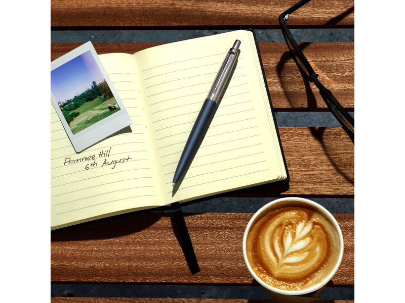 Parker Jotter XL Kugelschreiber | Primrose Matte Blue | Mittlere Spitze | Blaue Tinte | Geschenkbox