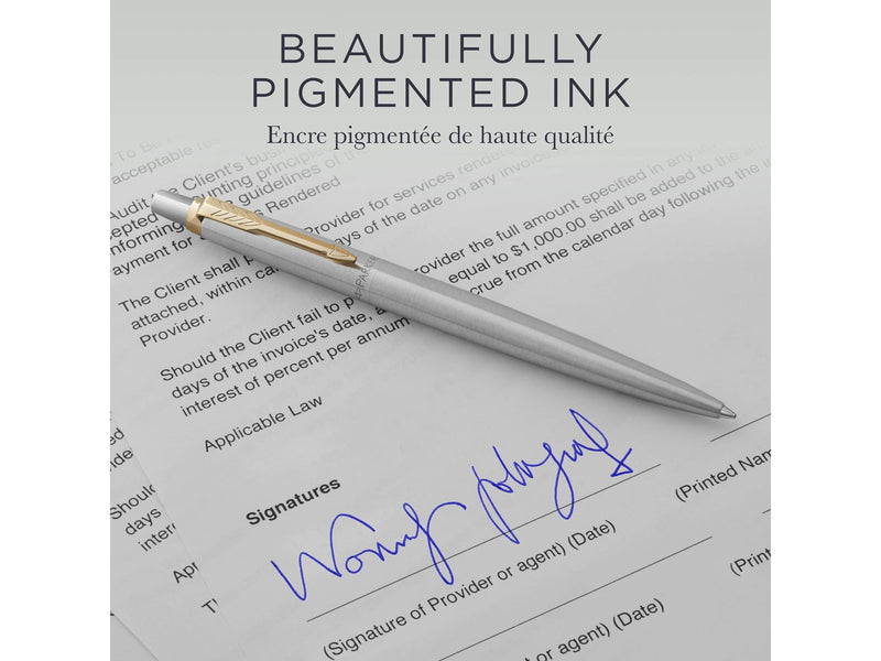 Parker Kugelschreibermine | feine Spitze | blaue QUINKflow Tinte | 1 Ersatzmine für Kugelschreiber