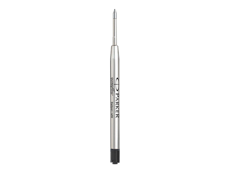 Parker Kugelschreiberminen | mittlere Spitze | schwarze QUINKflow Tinte | 2 Ersatzminen für Kugelschreiber
