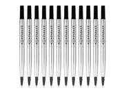 Parker Nachfüllmine für Rollerball mit mittlerer Spitze | schwarz | 12 Stück