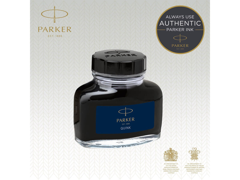 Parker Quink Füllertinte im Tintenfass | blauschwarz | 57 ml