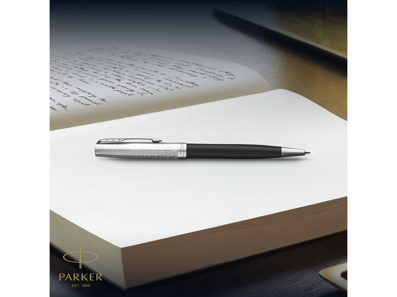 Parker Sonnet Legacy of Flight Collection C.T. Ballpoint M 18 k Gold nib Black ink