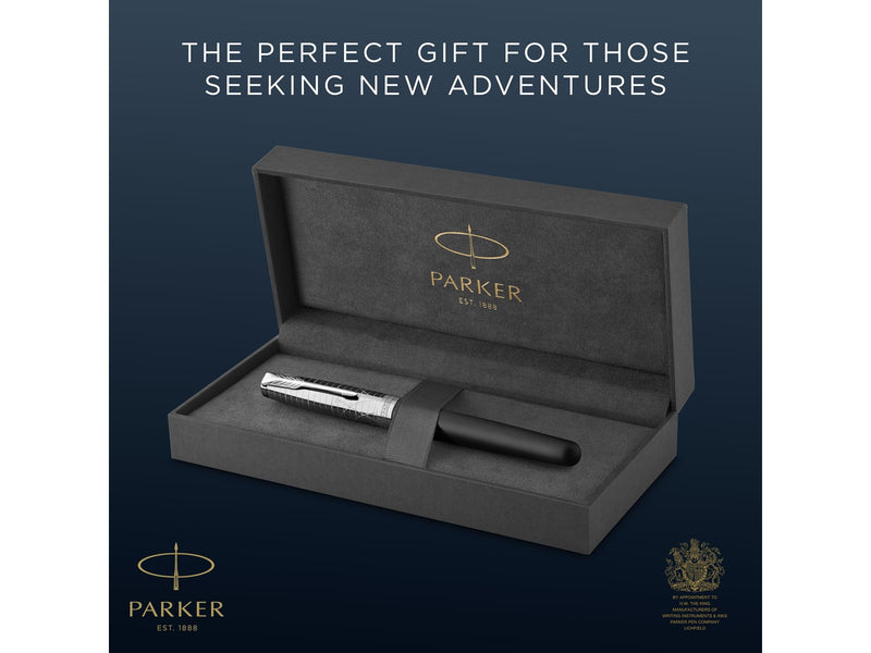 Parker Sonnet Legacy of Flight Collection C.T. Fountain Pen F 18K Gold nib Black ink