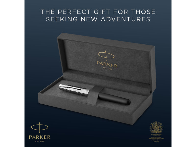 Parker Sonnet Legacy of Flight Collection C.T. Fountain Pen M 18K Gold nib Black ink